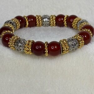 Vintage Beaded MILOR Bracelet